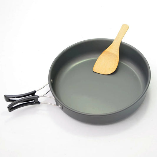 Outdoor Camping Cookware Portable Frying Pot Folding Camping Fry Pan