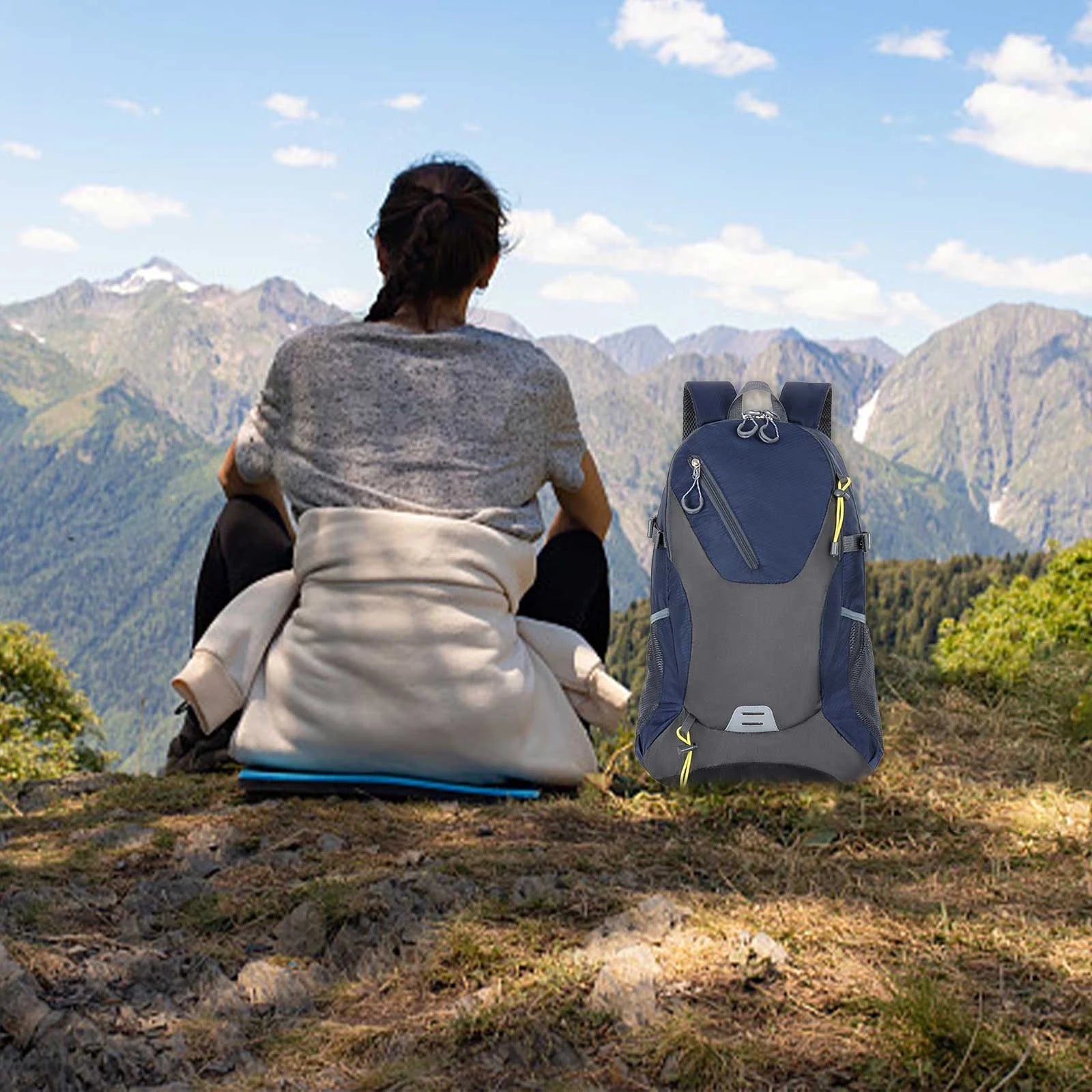 Hiking Backpack 40L Lightweight Hiking Daypack Outdoor Trekking Travel Backpacks for Men Women Camping & Hiking on Clearance